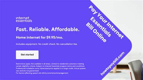 <b>Internet</b> <b>Essentials</b> offers you low-cost, high-speed <b>Internet</b> at home so you’re ready for anything! Our connections are now twice as fast but at the same low cost. . Internet essentials bill payment